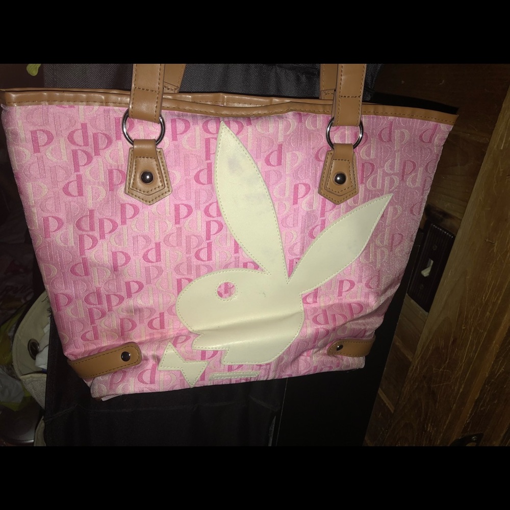 Pink playboy purse